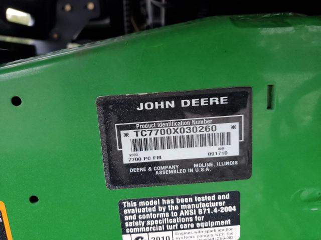 2010 JOHN DEERE UNKNOWN #3260610072