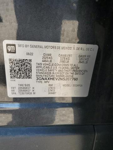 2022 CHEVROLET EQUINOX LS #3305397357