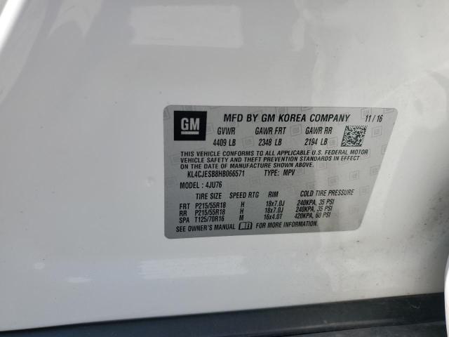 2017 BUICK ENCORE PRE - KL4CJESB8HB066571