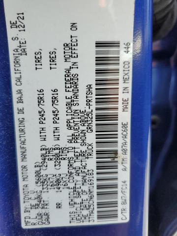 2022 TOYOTA TACOMA DOU 3TMAZ5CN6NM169183