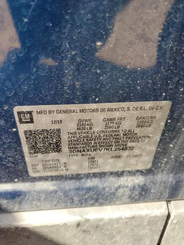 2019 CHEVROLET EQUINOX LT - 3GNAXUEV7KL254832