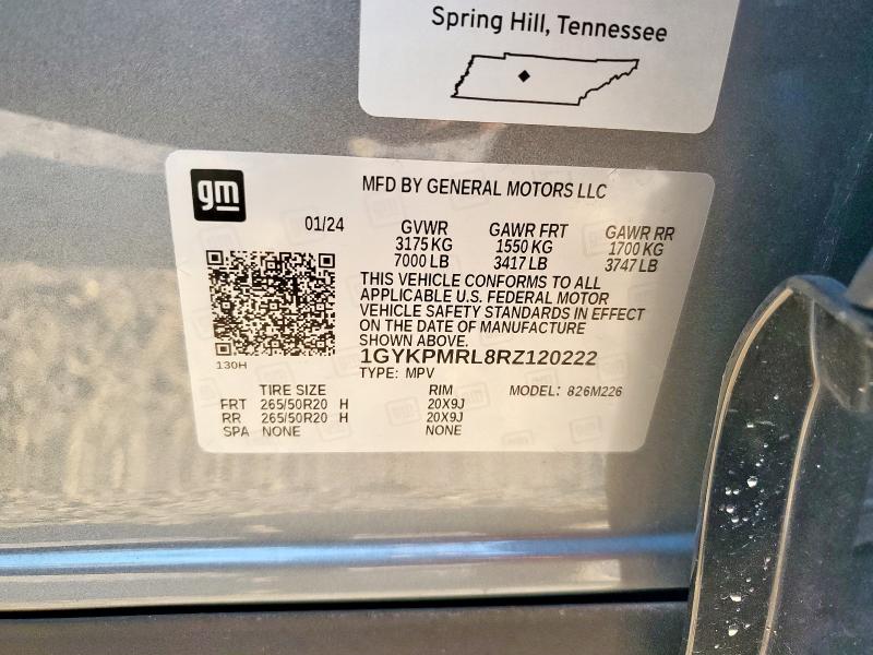 2024 CADILLAC LYRIQ TECH 1GYKPMRL8RZ120222