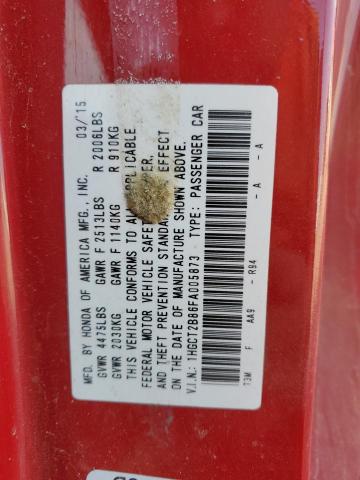 2015 HONDA ACCORD EXL 1HGCT2B86FA005873