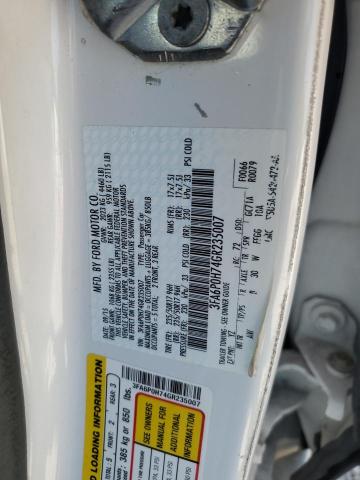 2016 FORD FUSION SE 3FA6P0H74GR235007