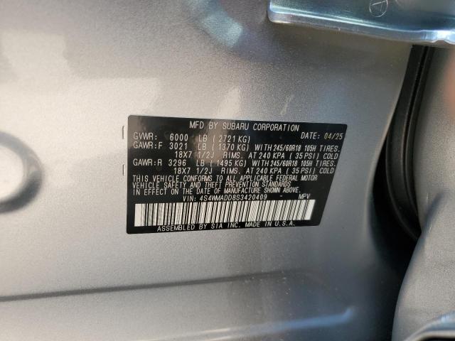 2025 SUBARU ASCENT PRE 4S4WMADD8S3420409