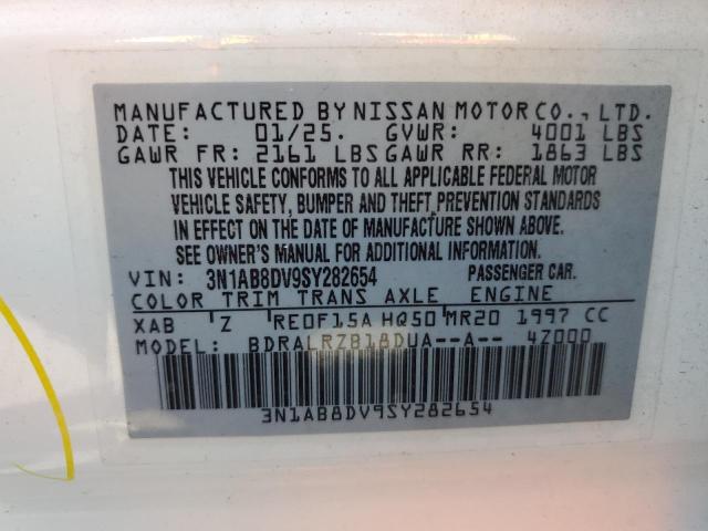 2025 NISSAN SENTRA SR 3N1AB8DV9SY282654