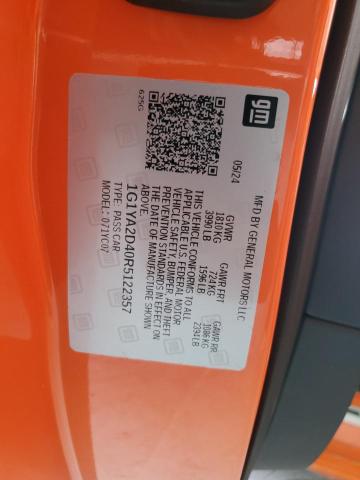 2024 CHEVROLET CORVETTE S 1G1YA2D40R5122357