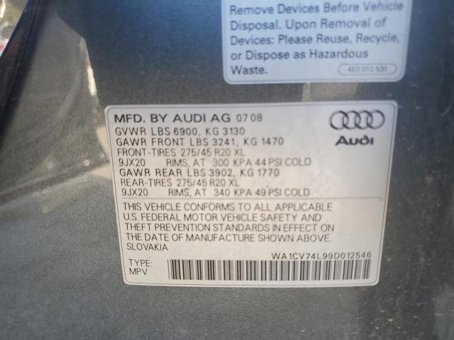 2009 AUDI Q7 4.2 QUATTRO S-LINE #3274669810