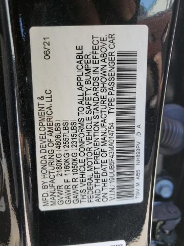 2021 ACURA TLX TECHNO 19UUB5F43MA014754