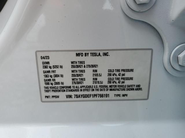 2023 TESLA MODEL Y - 7SAYGDEF1PF766191