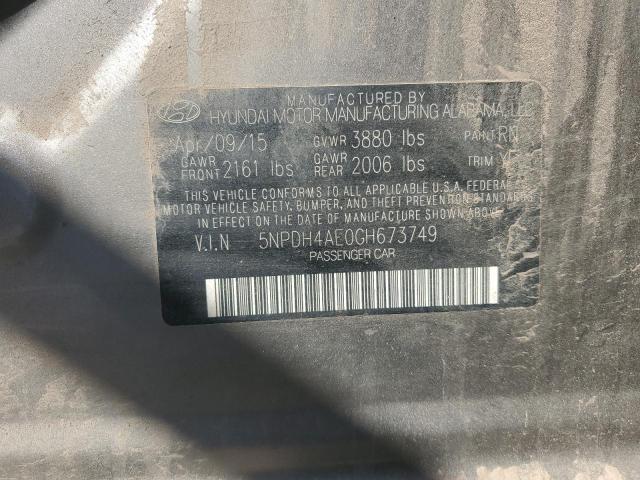 2016 HYUNDAI ELANTRA SE 5NPDH4AE0GH673749