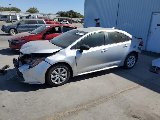 TOYOTA COROLLA LE 2020 silver  gas JTDEPRAE8LJ000374 photo #1