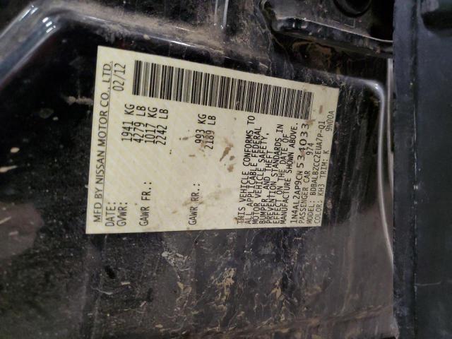 2012 NISSAN ALTIMA BAS - 1N4AL2AP9CN534033