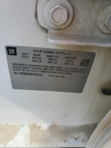 2013 CHEVROLET MALIBU LTZ - 1G11H5SA0DF242041