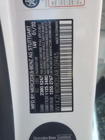2020 MERCEDES-BENZ E 350 W1KZF8DB2LA810945