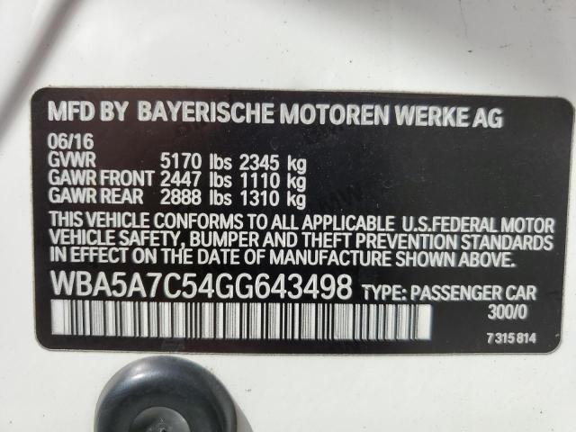 2016 BMW 528 XI - WBA5A7C54GG643498
