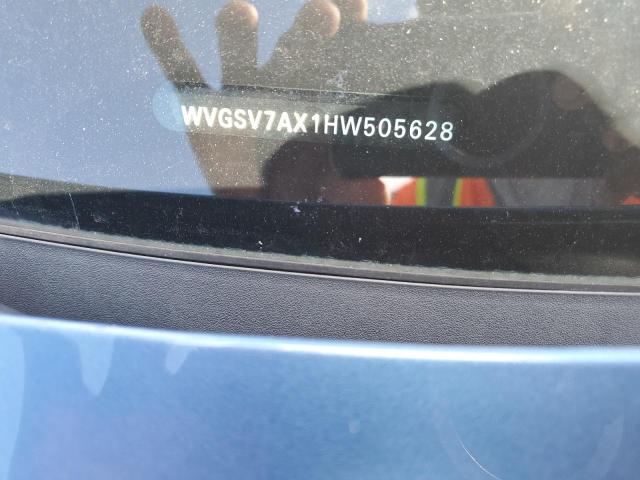 2017 VOLKSWAGEN TIGUAN WOL WVGSV7AX1HW505628