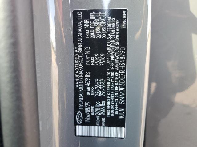 2024 HYUNDAI TUCSON SEL 5NMJF3DE7RH348790