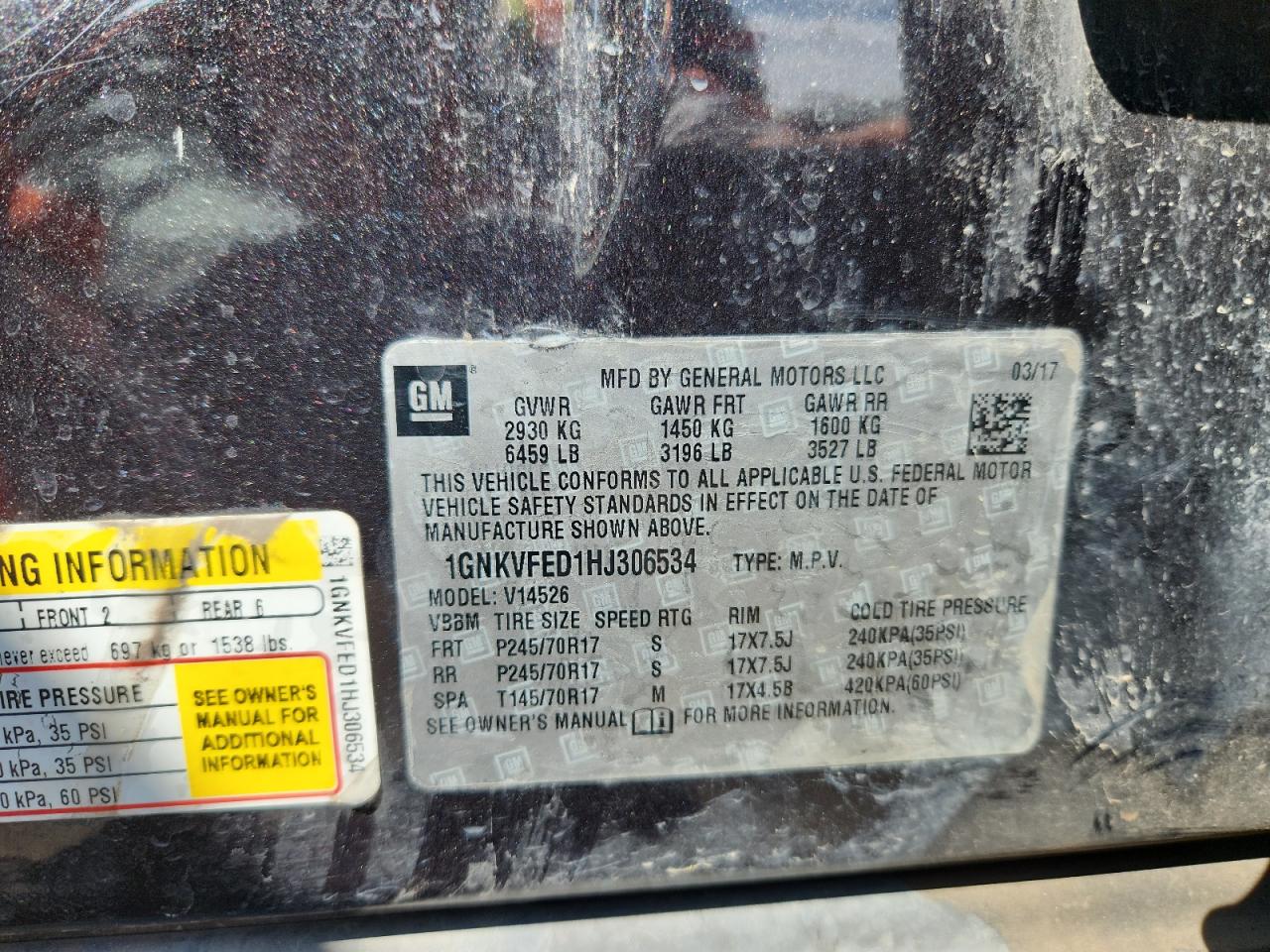 CHEVROLET TRAVERSE LS