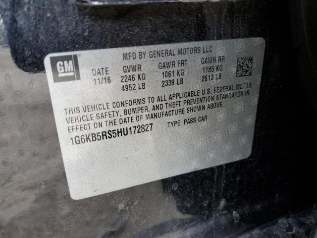 2017 CADILLAC CT6 - 1G6KB5RS5HU172827