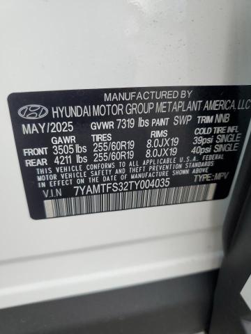 2026 HYUNDAI IONIQ 9 SE 7YAMTFS32TY004035