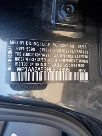 2017 PORSCHE MACAN #3292507689