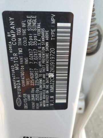 2019 HYUNDAI TUCSON SE KM8J2CA42KU919720