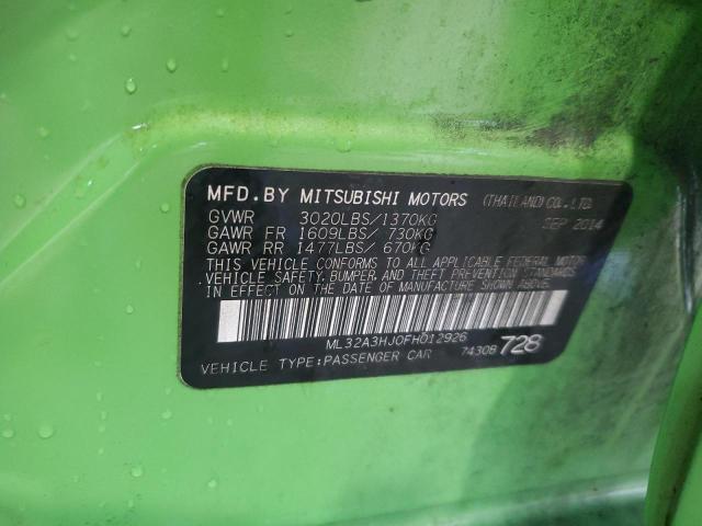2015 MITSUBISHI MIRAGE DE ML32A3HJ0FH012926