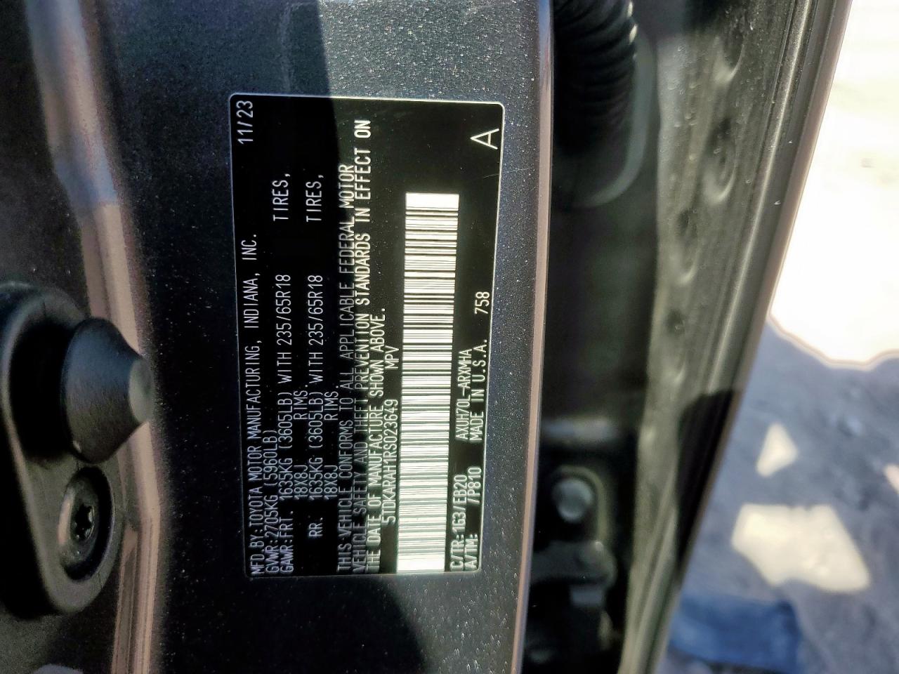 TOYOTA HIGHLANDER HYBRID XLE