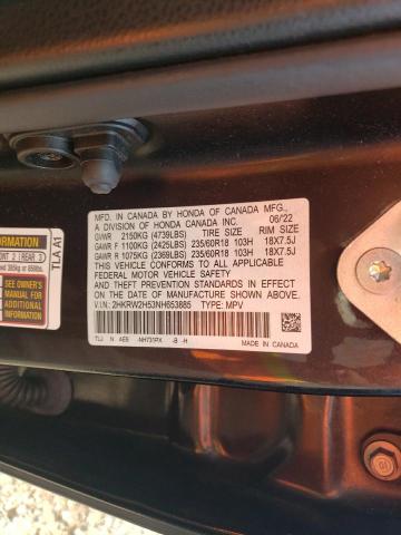 2022 HONDA CR-V EX #3298081131