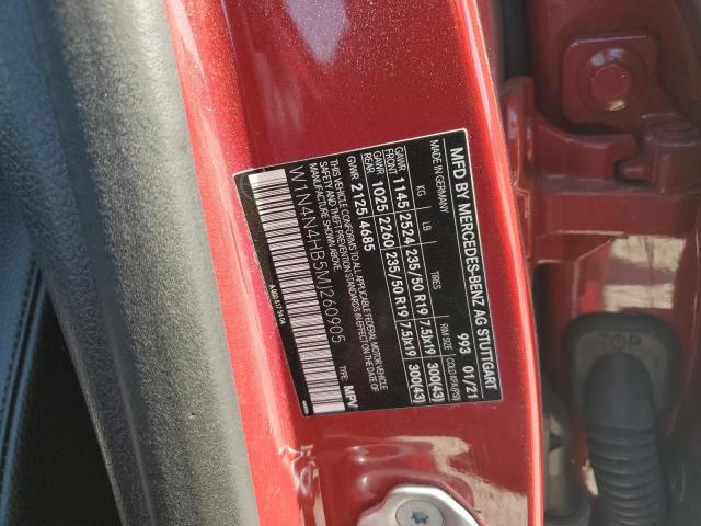 2021 MERCEDES-BENZ GLA 250 4M W1N4N4HB5MJ260905