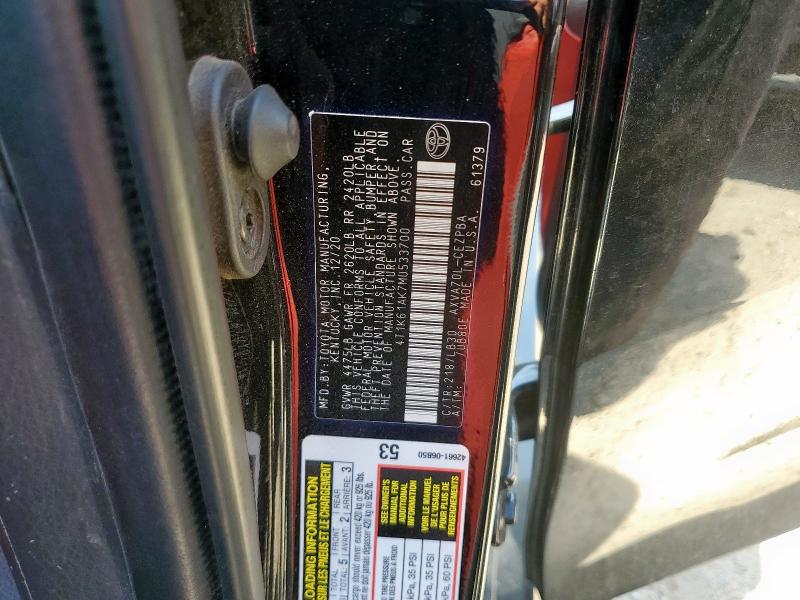 2021 TOYOTA CAMRY XSE 4T1K61AK7MU533700