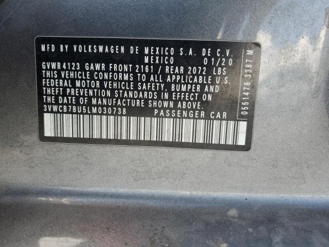 2020 VOLKSWAGEN JETTA S - 3VWCB7BU5LM030738