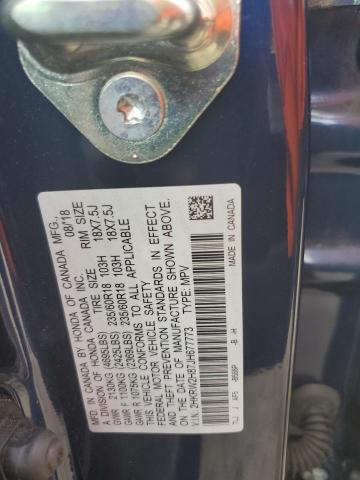 2018 HONDA CR-V EXL 2HKRW2H87JH677773
