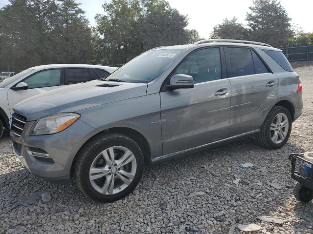 MERCEDES-BENZ ML 350 BLU 2012 silver 4dr spor diesel 4JGDA2EB4CA091532 photo #1