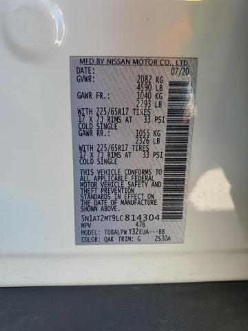 2020 NISSAN ROGUE S - 5N1AT2MT9LC814304