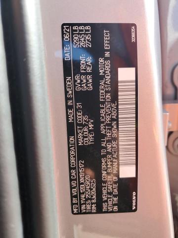 2022 VOLVO XC60 B5 IN - YV4L12DLXN1915172