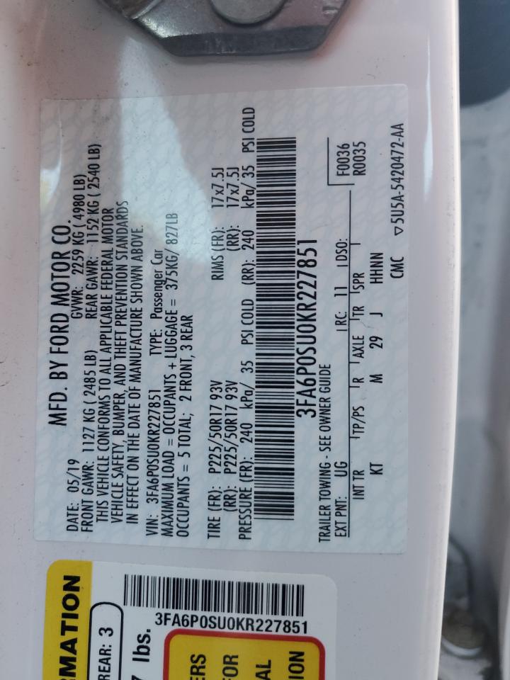 FORD FUSION TITANIUM