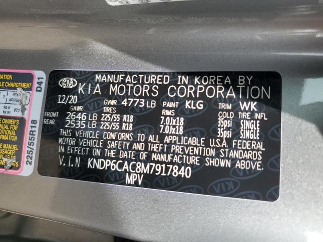2021 KIA SPORTAGE S KNDP6CAC8M7917840