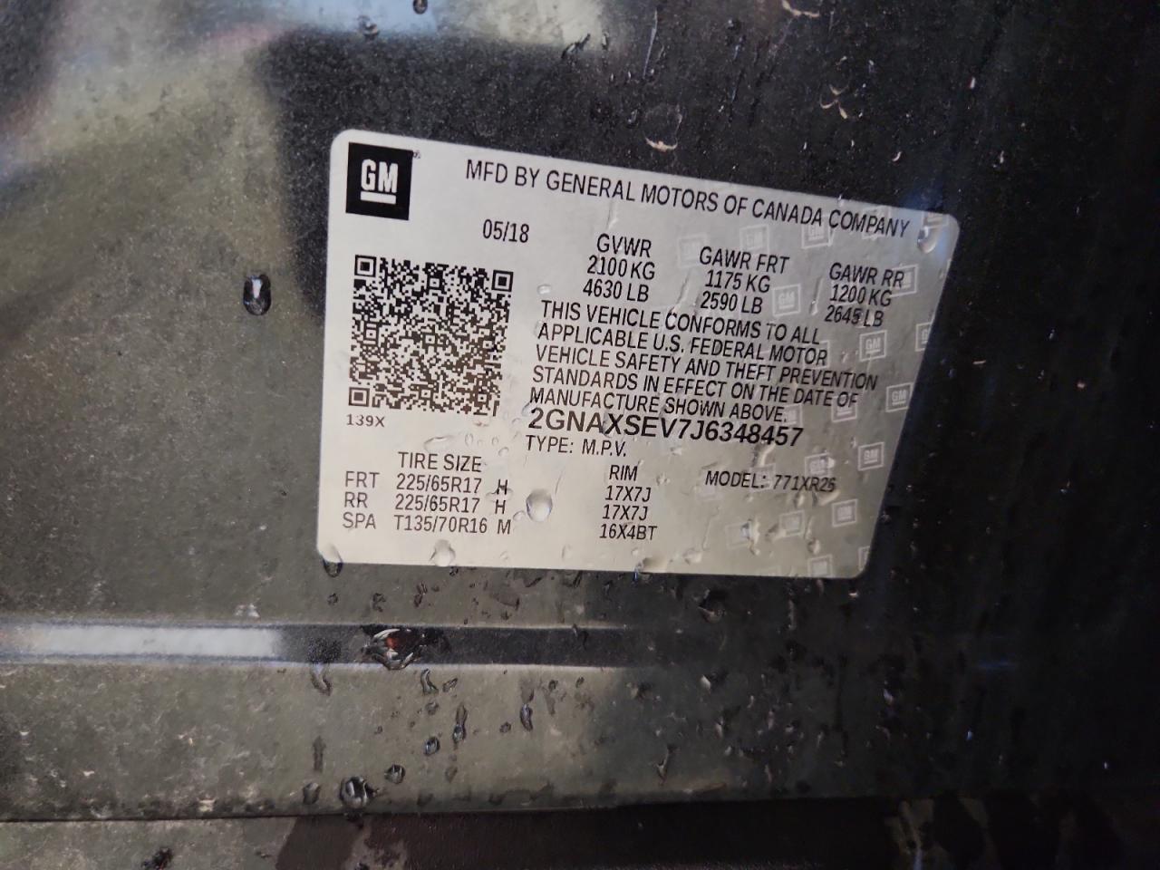 CHEVROLET EQUINOX LT