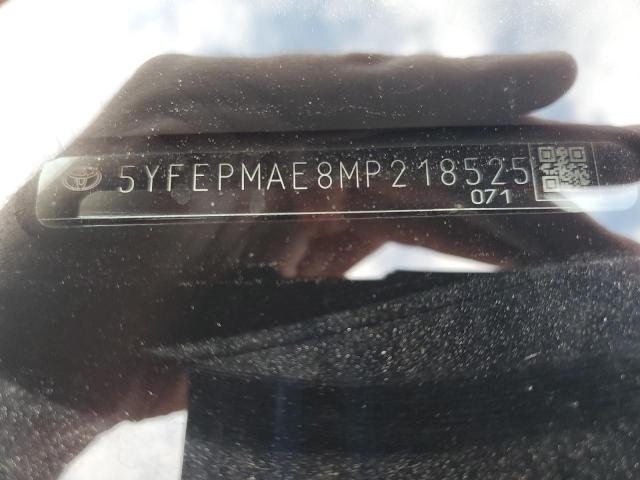 2021 TOYOTA COROLLA LE - 5YFEPMAE8MP218525