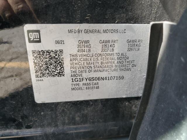 2022 CHEVROLET BOLT EUV L 1G1FY6S06N4107159