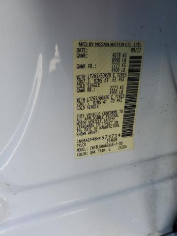 2017 NISSAN TITAN XD SL 1N6BA1F46HN573714