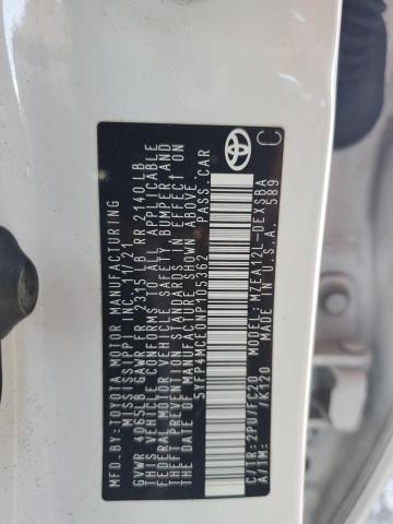 2022 TOYOTA COROLLA SE 5YFP4MCE0NP105362