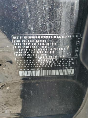 2019 VOLKSWAGEN TIGUAN SE 3VV3B7AX3KM099989