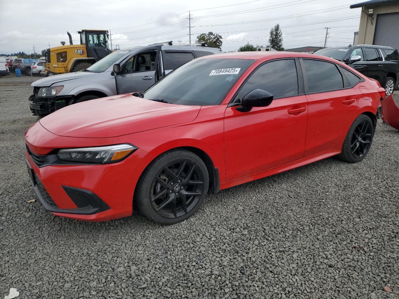 Lot #3302703049 2022 HONDA CIVIC SPOR