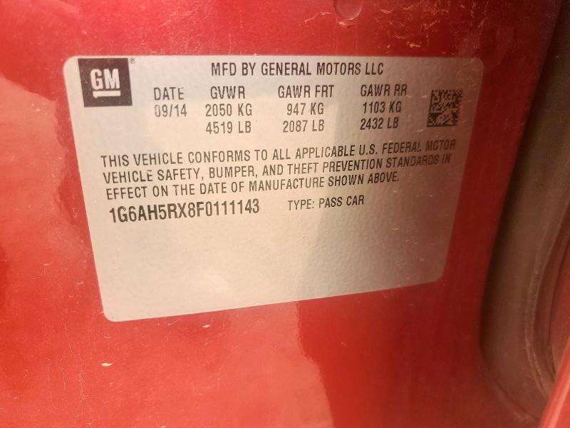 2015 CADILLAC ATS LUXURY #3287657035