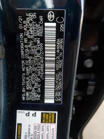 2021 TOYOTA COROLLA SE - JTND4MBE4M3127999