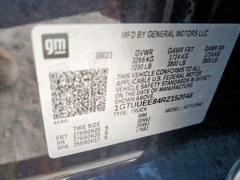 2024 GMC SIERRA K15 1GTUUEE84RZ152048