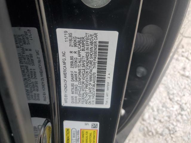 2020 HONDA ACCORD SPO #3302798909